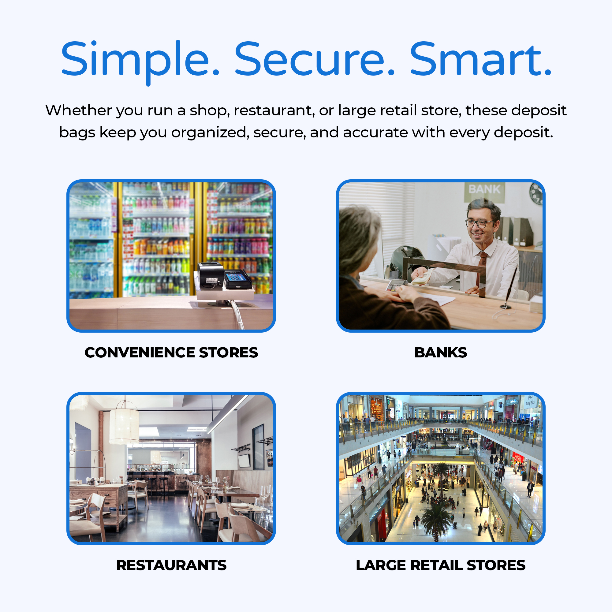 ABC FREEZFraud Clear Coin Deposit Bags, 5 x 9 1/2″ – Tamper-Evident, Heavy Duty - Image 7