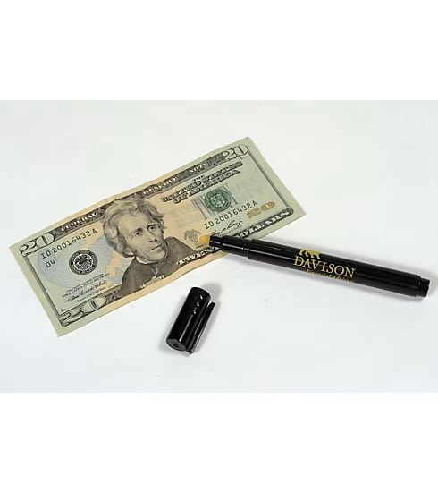 ABC Counterfeit Detector Pen, Size, 5 1/2", 3 in a Pack