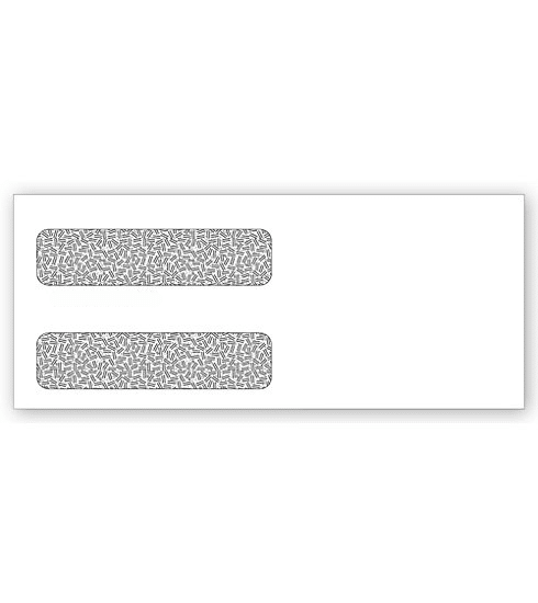 ABC #9 Double Window Confidential Envelope, 8 7/8 X 3 7/8