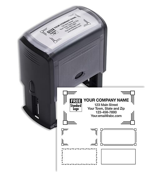 ABC Self-Inking Name and Address Stamp – 6 Lines