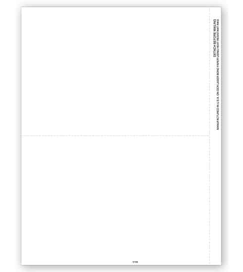 ABC 2-Up Blank Laser 1099-MISC Income Forms with Copy B Backer, Bulk Pack