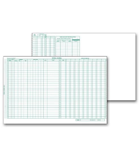 Topwrite Payroll Journal Sheets