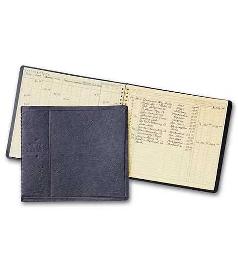 8‑Column Disbursement Journal – Spiral‑Bound Transaction Record Book
