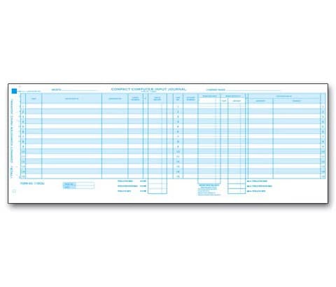 Compact Computer Input Journal – Payment, Reconciliation & Data Entry Record Book